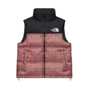 Supreme x The North Face Studded Nuptse Vest Red - 21SS