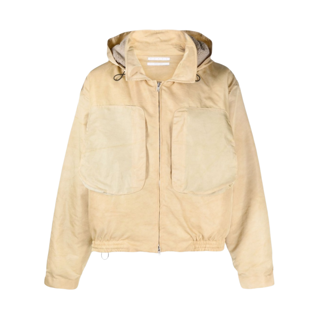 AMFW23JA122900330033 Ranra Panelled Hooded Jacket Sand Beige