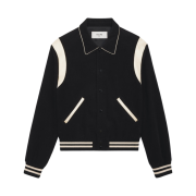 Celine Teddy Jacket in Corduroy Black