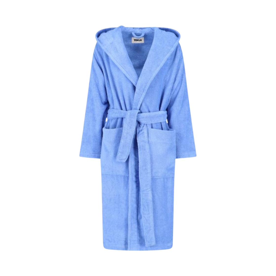 테클라 테리 후드 배스로브 클리어 블루(Tekla Terry Hooded Bathrobe Clear Blue)