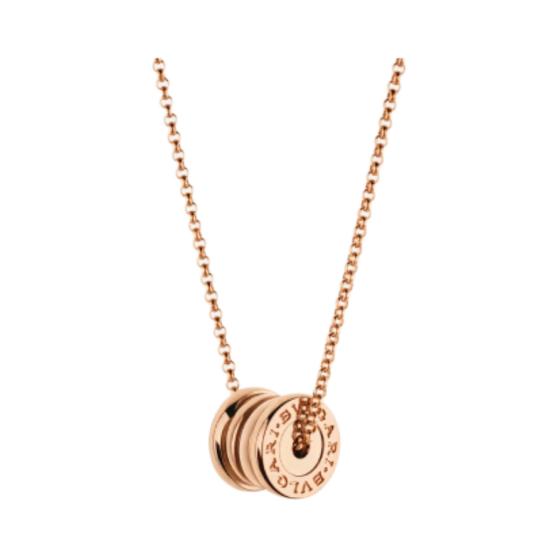 불가리 비제로원 네클리스 미니 라운드 펜던트 로즈 골드(Bulgari B.Zero1 Necklace Mini Round Pendant Rose Gold)