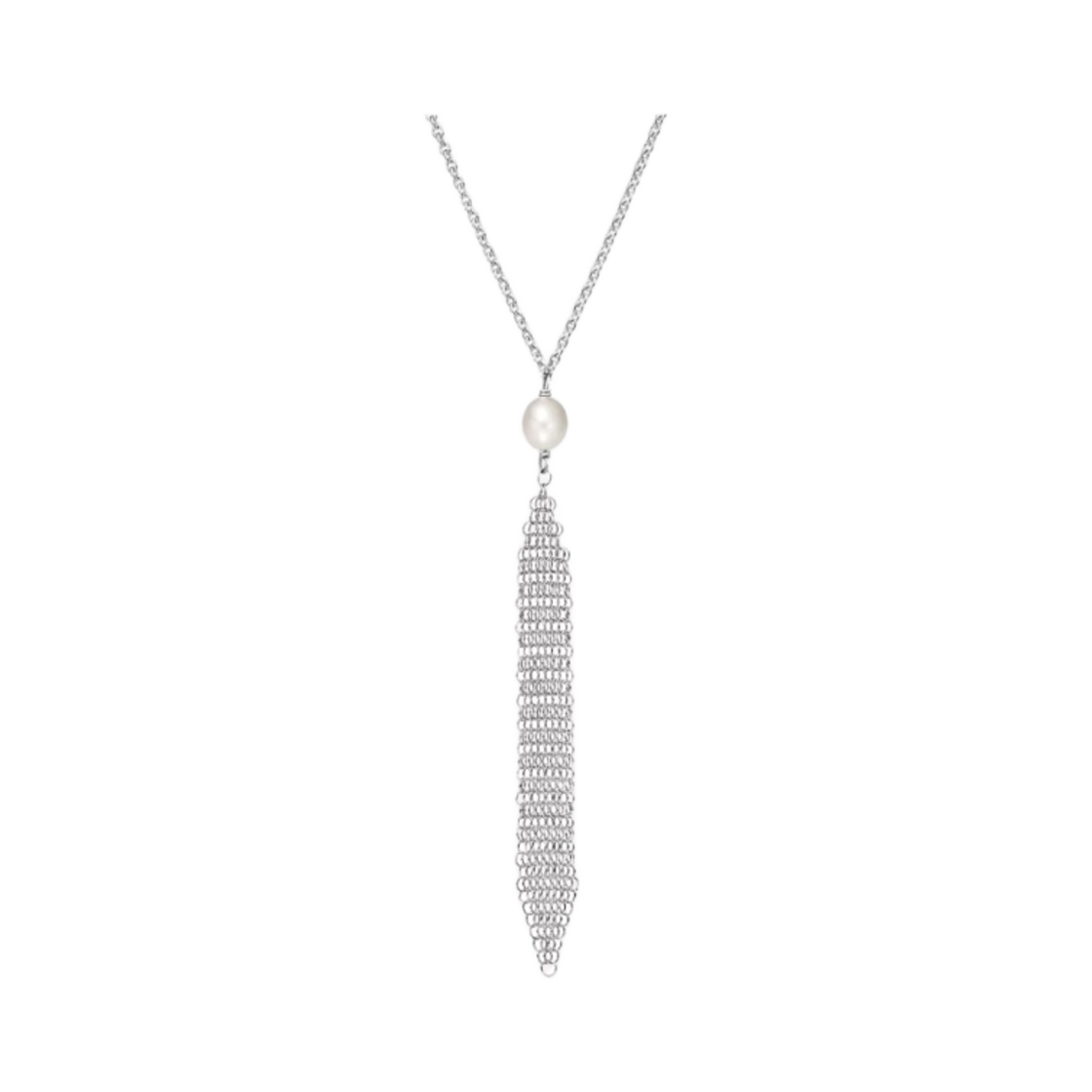 60020717 Tiffany & Co. Elsa Peretti Mesh Tassel Pendant Sterling Silver - 대표 이미지 #1