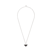(W) Prada Symbole Necklace Black