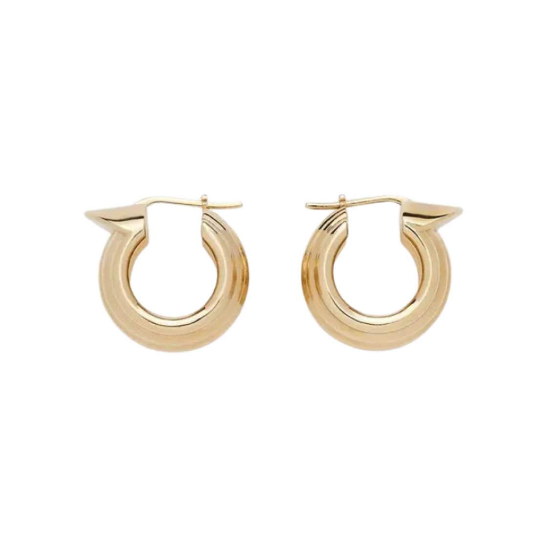 (W) 페라가모 간치니 이어링 골드((W) Ferragamo Gancini Earrings Gold) - 1