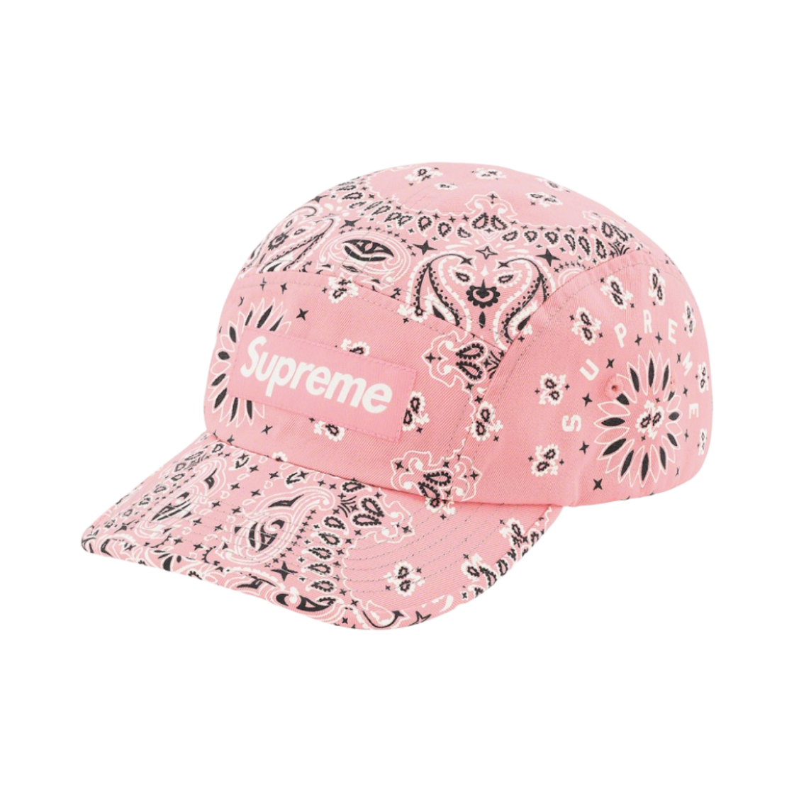 슈프림 반다나 캠프캡 핑크 - 21SS(Supreme Bandana Camp Cap Pink - 21SS)