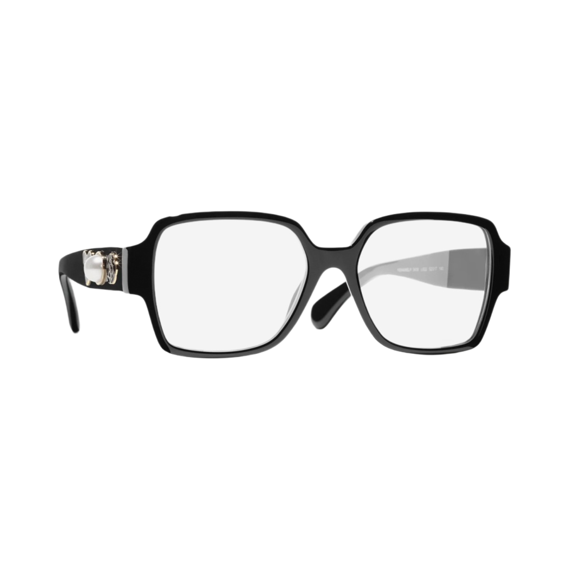 샤넬 스퀘어 프레임 아세테이트 & 블랙(Chanel Square Eyeglasses Acetate & Black) - 2