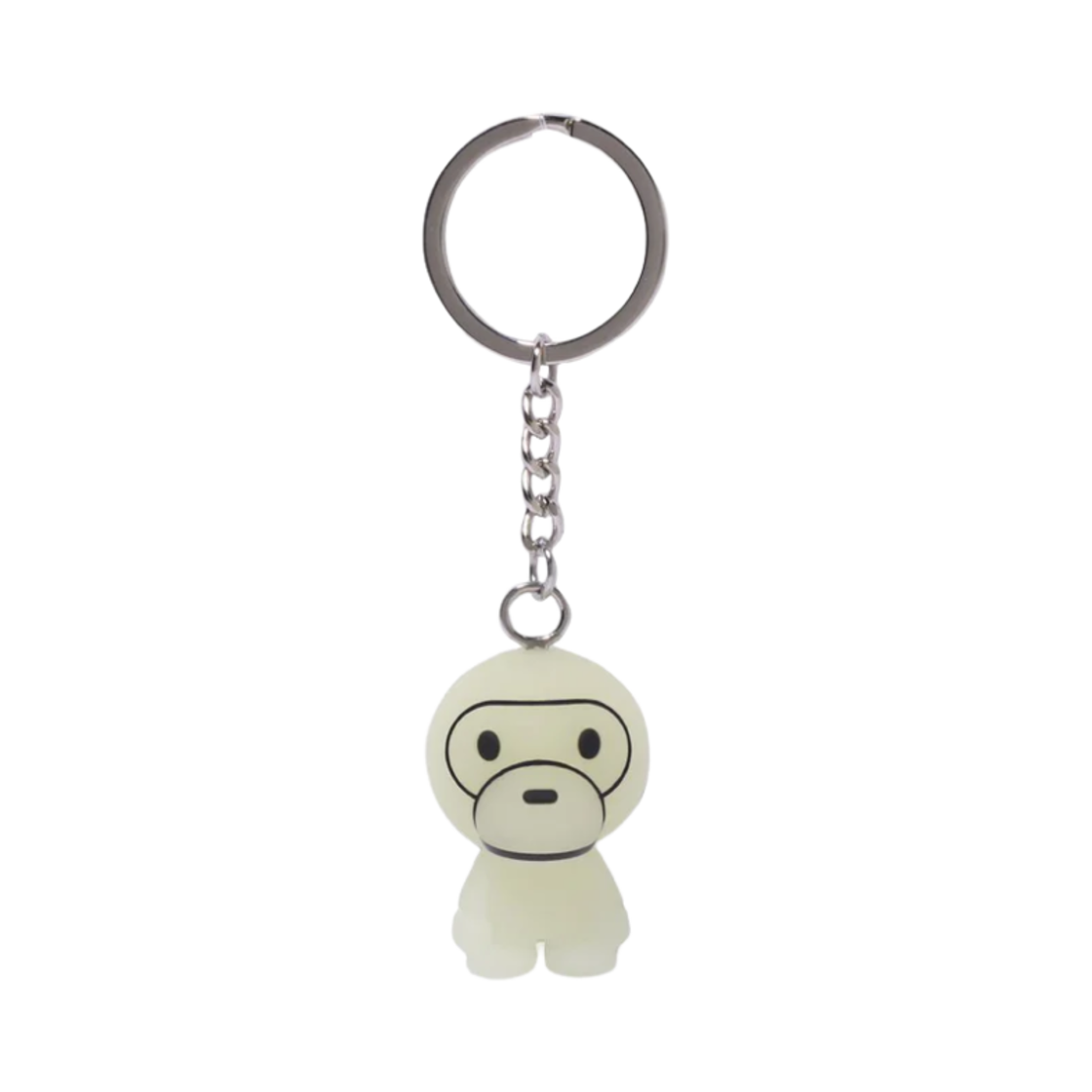 베이프 글로우 인 더 다크 베이비 마일로 키체인 그린(BAPE Glow in The Dark Baby Milo Keychain Green)