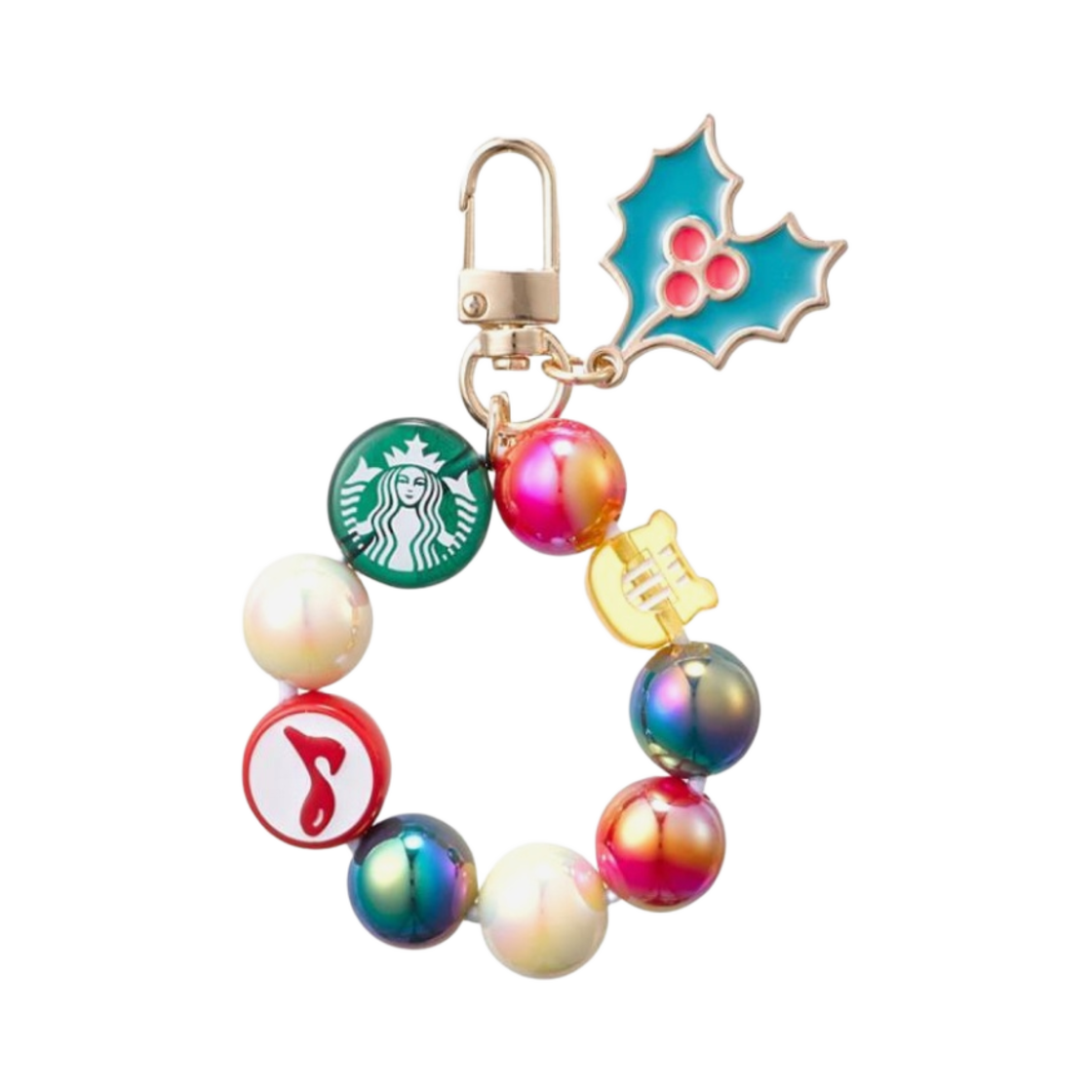 - Starbucks 23 Christmas Bubble Wreath Keychain