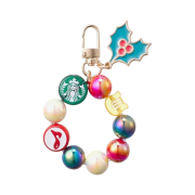 Starbucks 23 Christmas Bubble Wreath Keychain