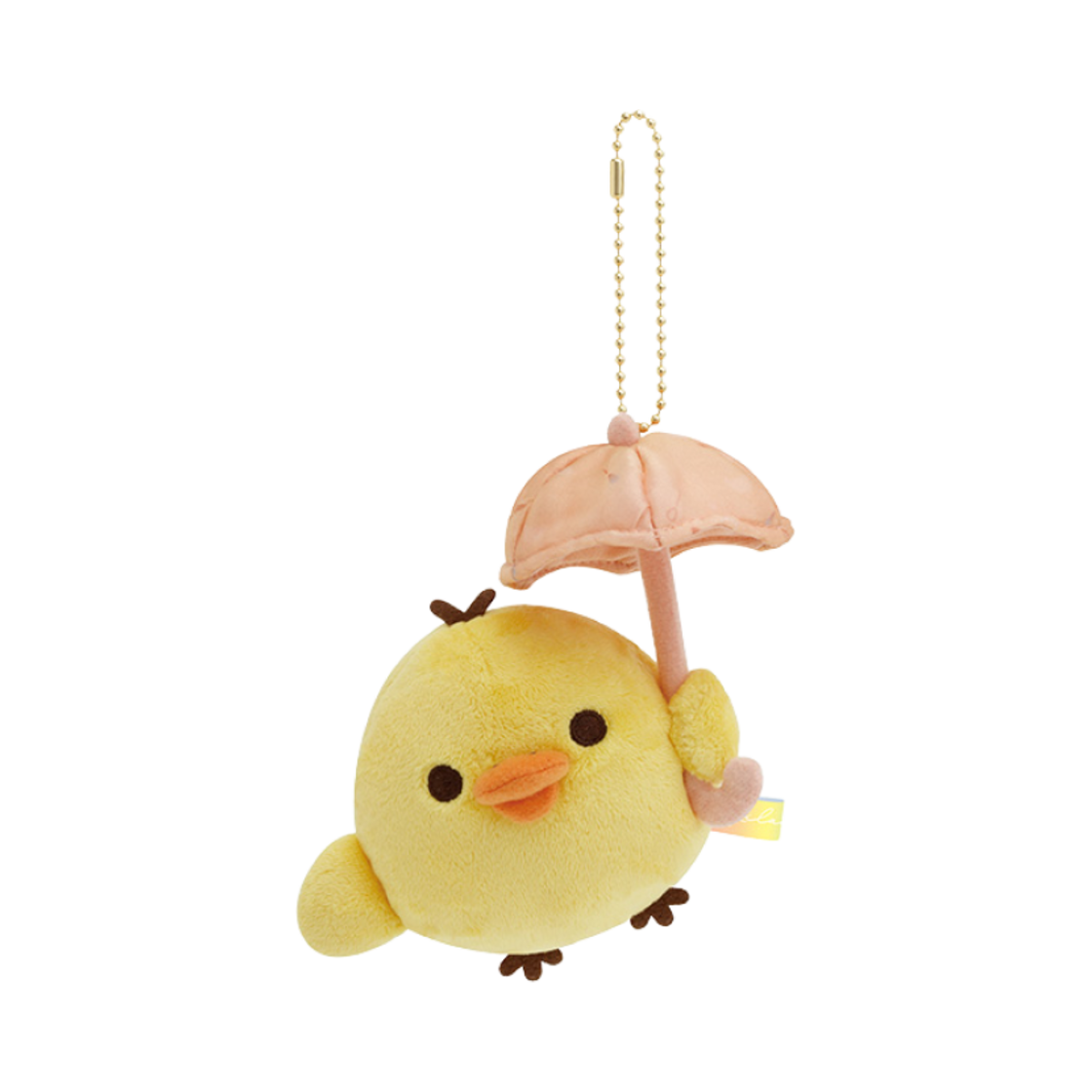 산엑스 리락쿠마 비 온 뒤 맑음 키링 키이로이토리(San-X Rilakkuma Rainy Days of Sunshine Keyring Plush Toy Kiiroitori)