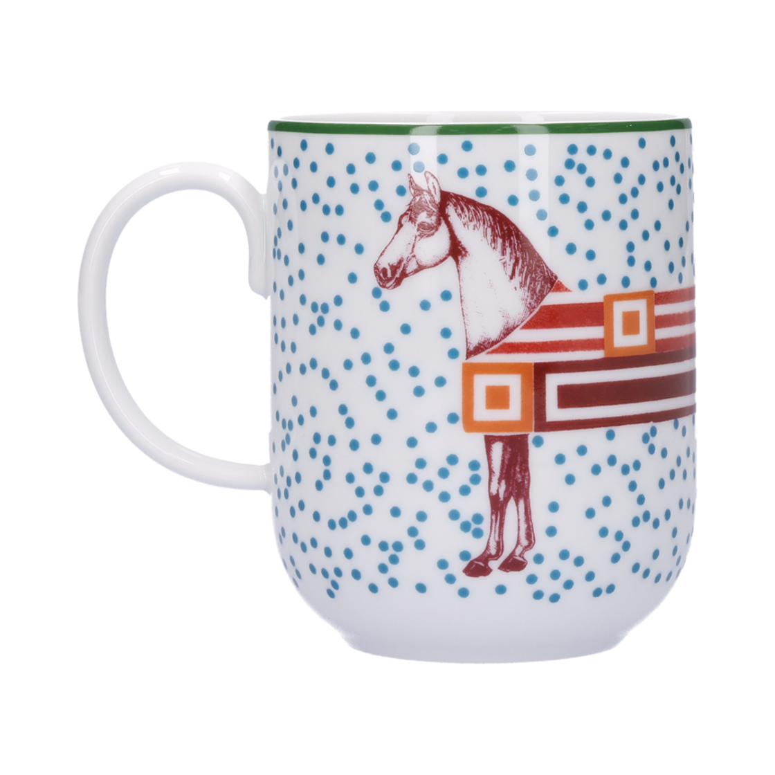 ITE479PNN4S2 [S등급] Hermes Vintage Hippomobile Mug in Multicolor