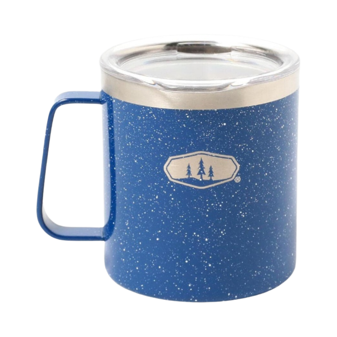33-04-0465-254 Beams x GSI Outdoors Bespoke Glacier Stainless Campcup 15oz Double Wall Mug Cup with Lid Enameled Navy