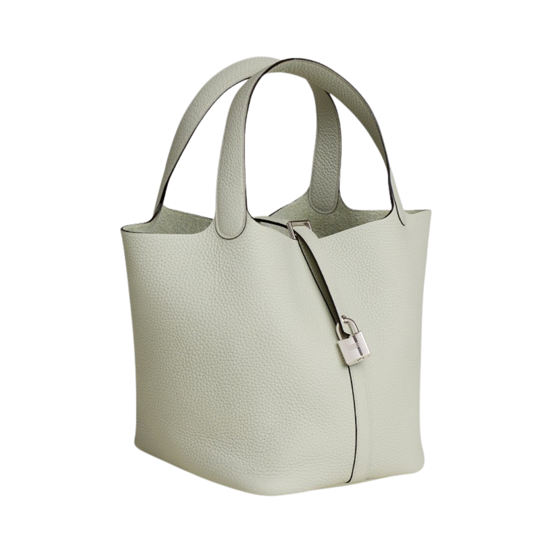 에르메스 피코탄 락 22 백 클레망스 & 팔라듐 하드웨어 그리 네베(Hermes Picotin Lock 22 Bag Clemence & Palladium Gris Neve) - 2