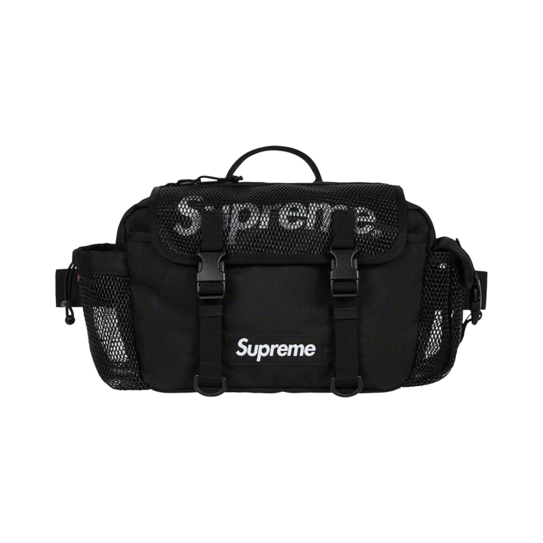 슈프림 메쉬 웨이스트백 블랙 - 20SS(Supreme Mesh Waist Bag Black - 20SS)