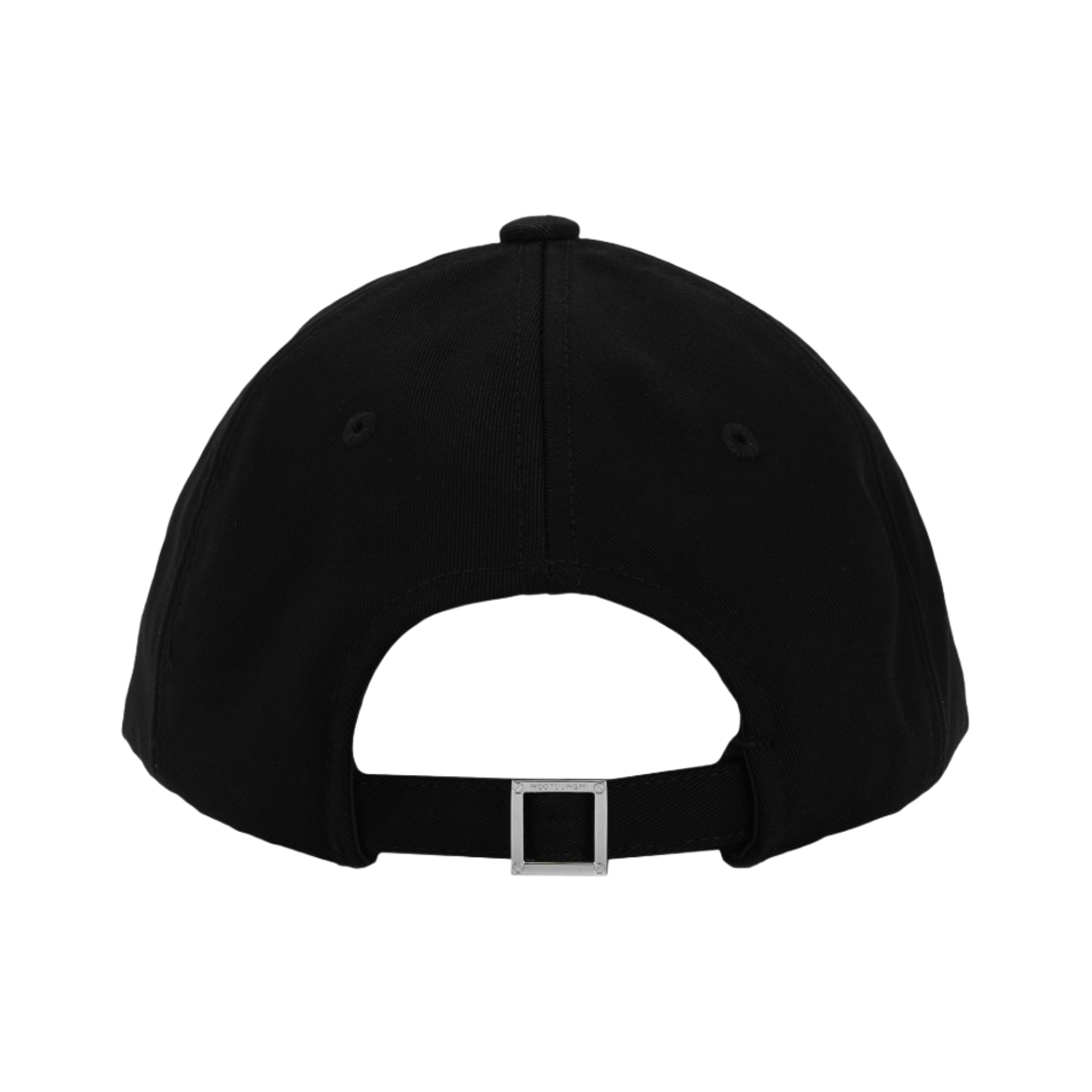 우영미 렌티큘러 엠브로이드 볼캡 블랙 - 23SS(Wooyoungmi Lenticular Embroidered Ball Cap Black - 23SS) - 3