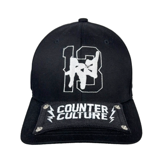 25-AC005 Black Resurrection13 Flexfit Patch Ball Cap