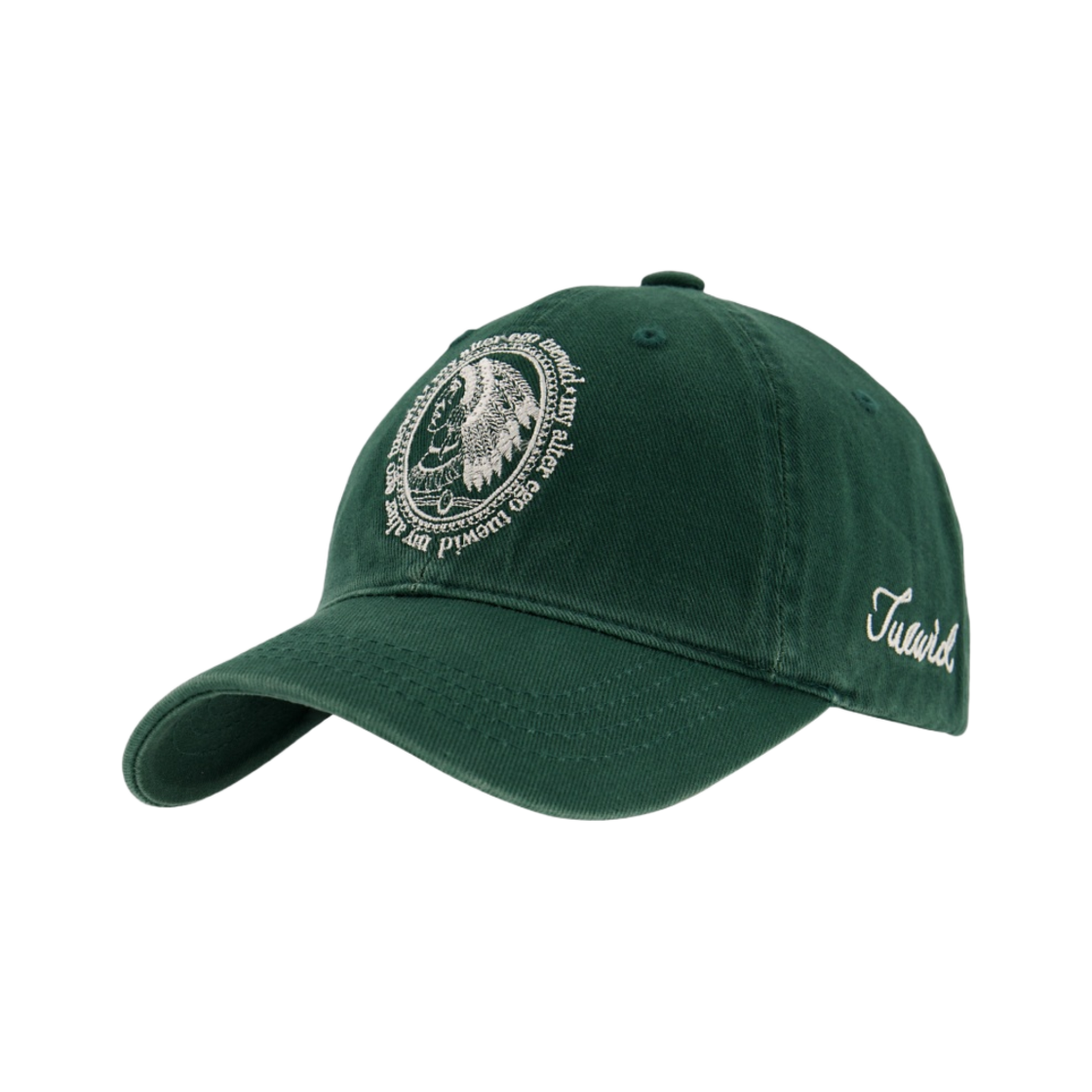 트위드 수베니어 캡 마이 얼터 에고 모스 그린 아이보리(Tuewid Souvenir Cap My Alter Ego Moss Green Ivory) - 2