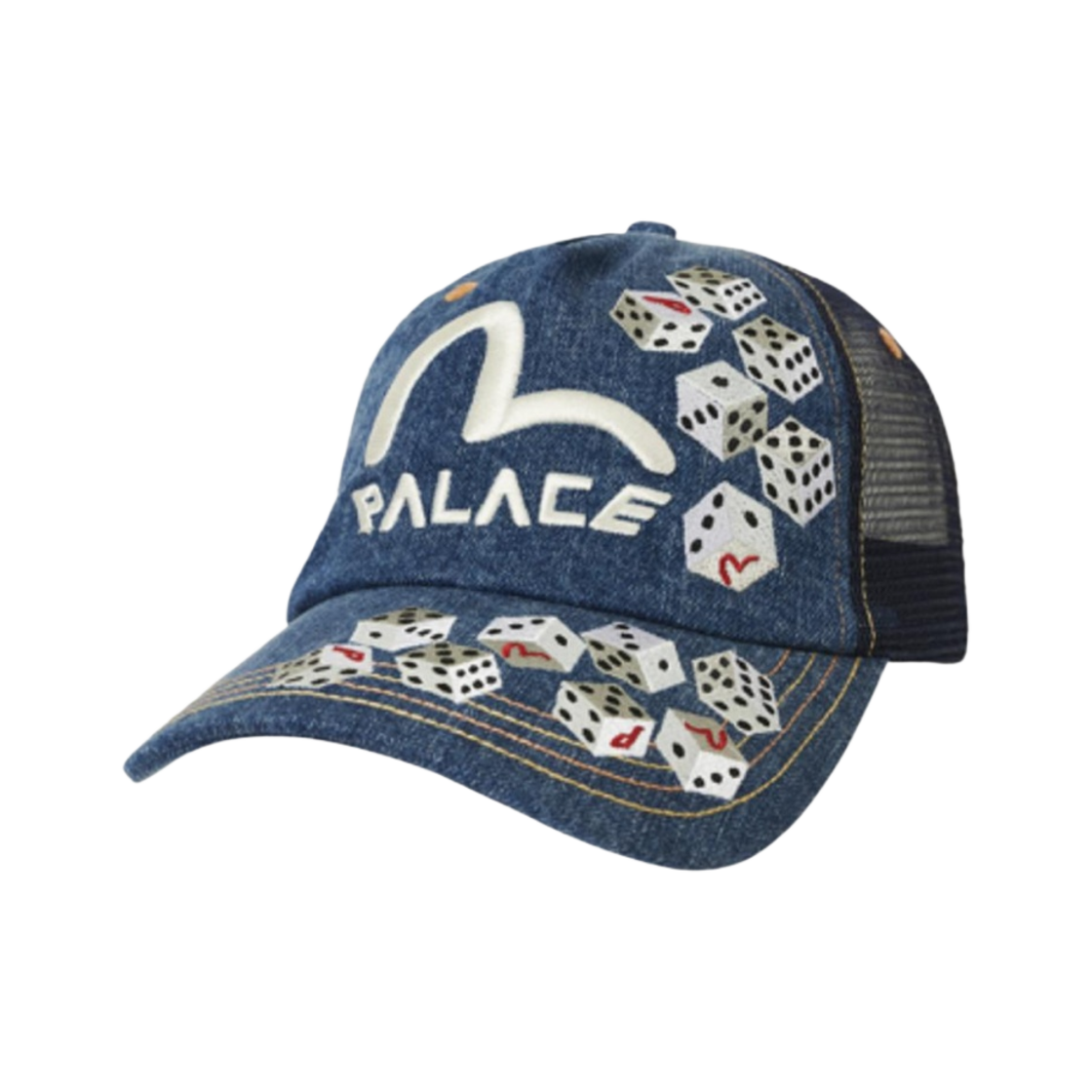 팔라스 x 에비수 모자 데님 - 24SS(Palace x Evisu Hat Denim - 24SS)