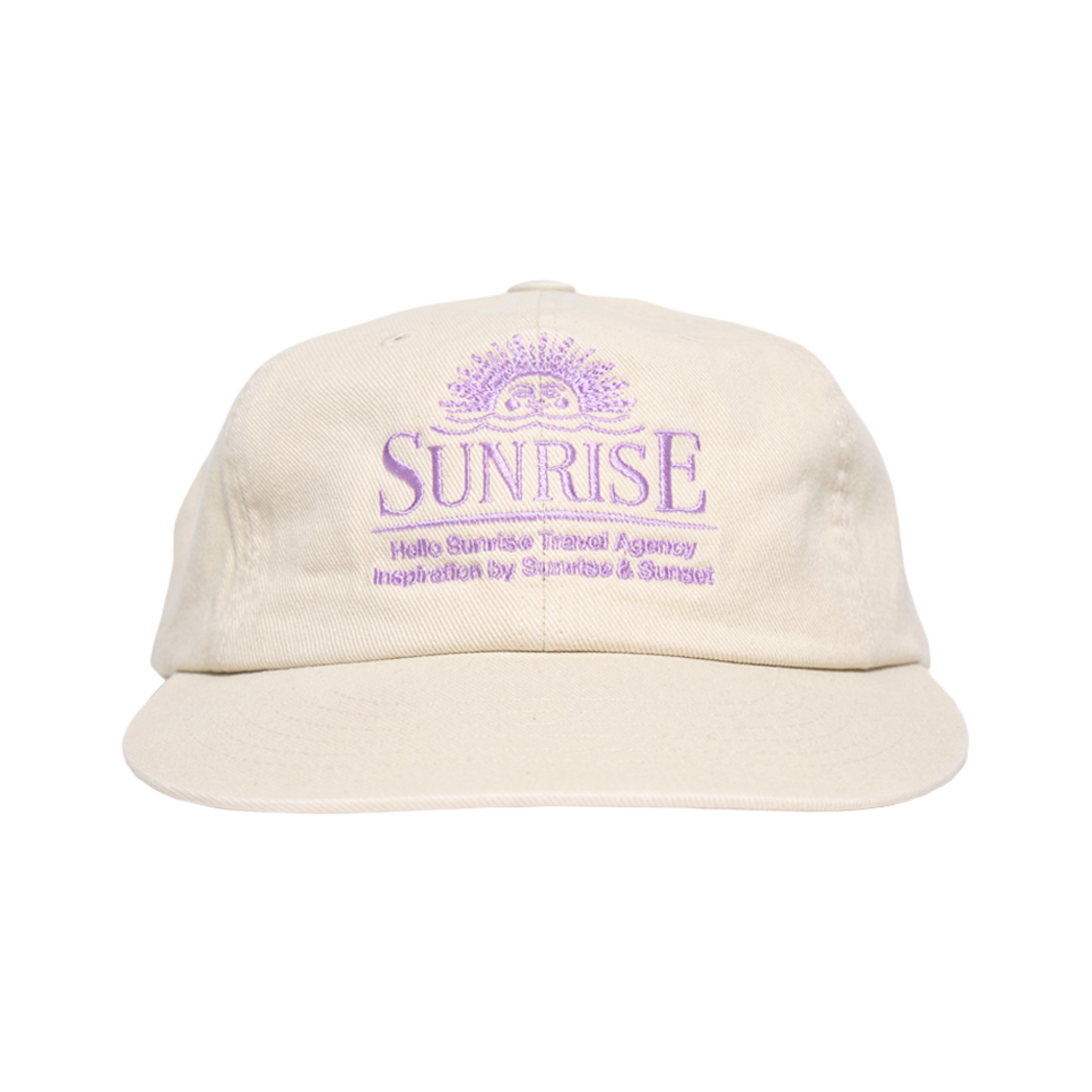 헬로선라이즈 워싱 호라이즌 6패널 캡 아이보리(Hello Sunrise Washed Horizon 6Panel Cap Ivory)