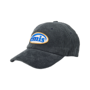 Emis Corduroy Wappen Ball Cap Charcoal
