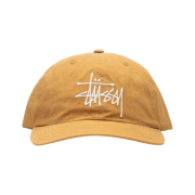 Stussy Bio Washed Big Logo Low Pro Cap Gold