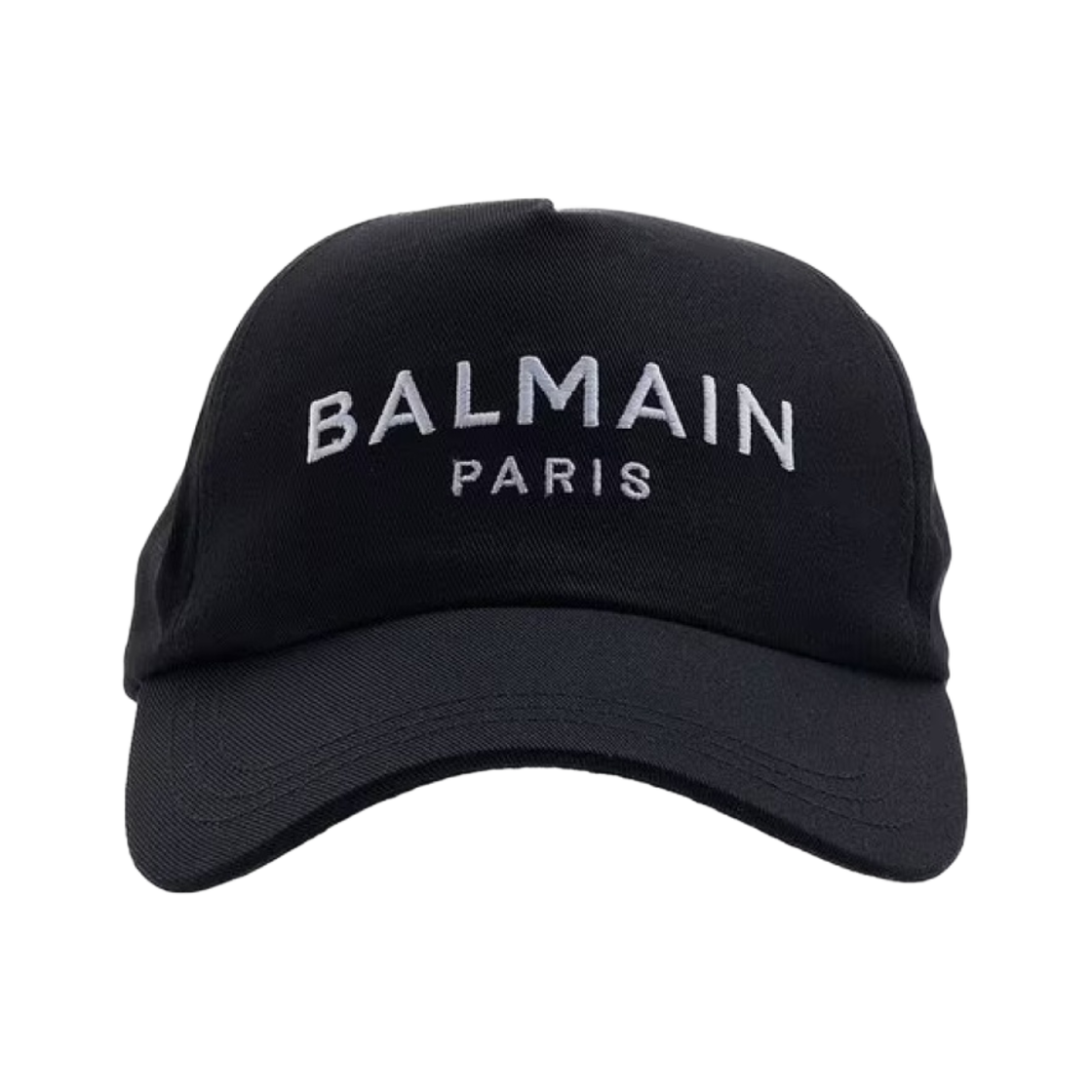 발망 페드로 로고 자수 베이스볼 캡 블랙(Balmain Pedro Logo Embroidered Baseball Cap Black)