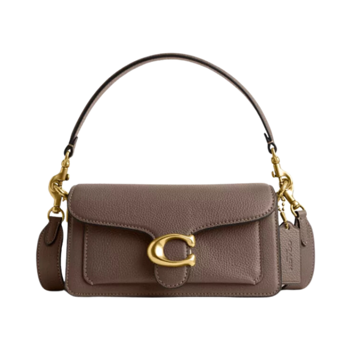 CM546-B4CBD Coach Tabby Shoulder Bag 20 Dark Stone