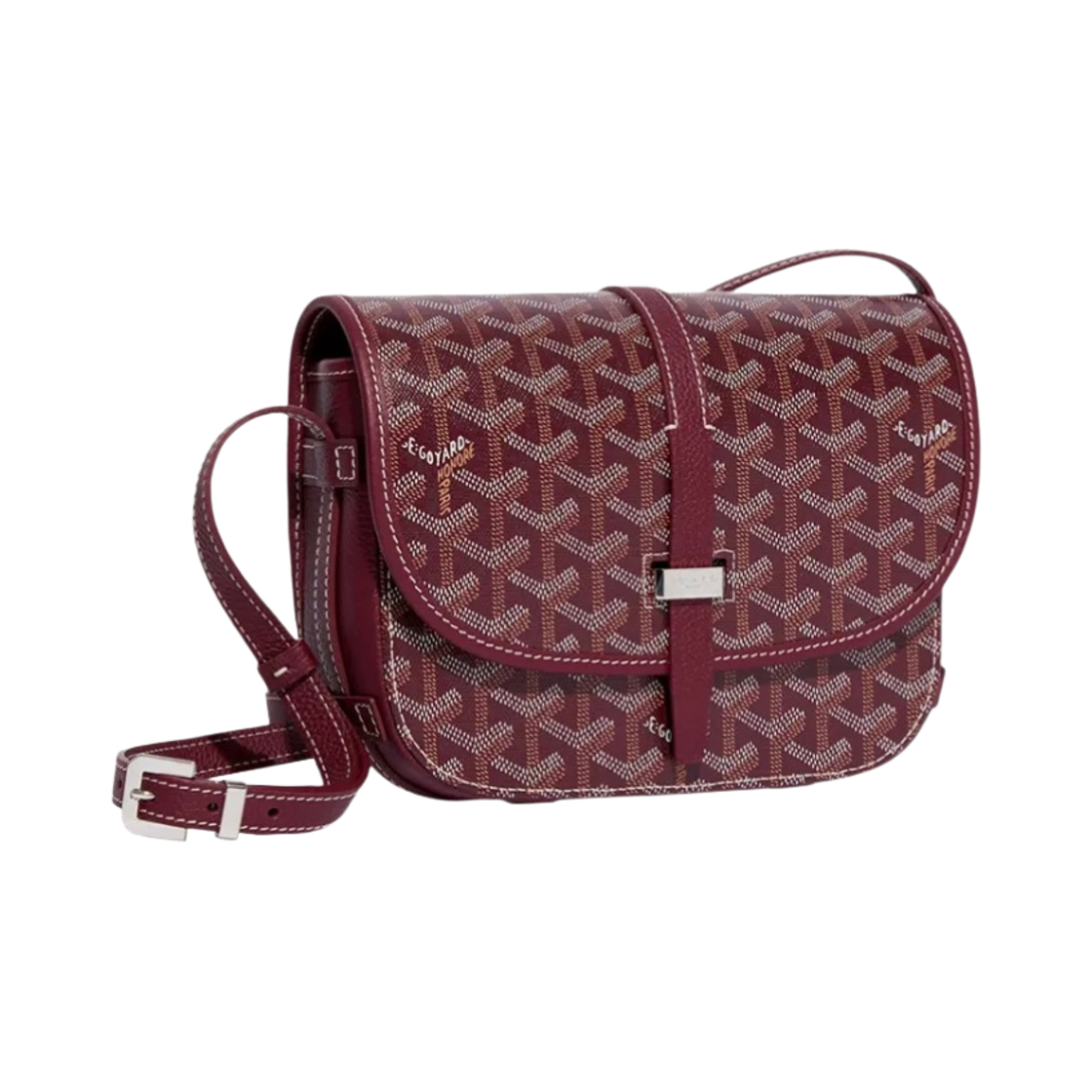 AMABELVEDERE2-PM-33 Goyard Belvedere PM Bag Burgundy - 대표 이미지 #1