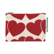 Kitty Bunny Pony Tweedle Pouch M Red