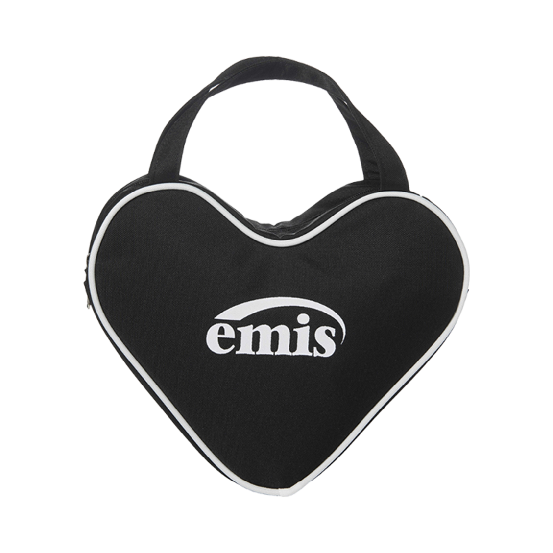 이미스 하트 토트백 블랙(Emis Heart Tote Bag Black)