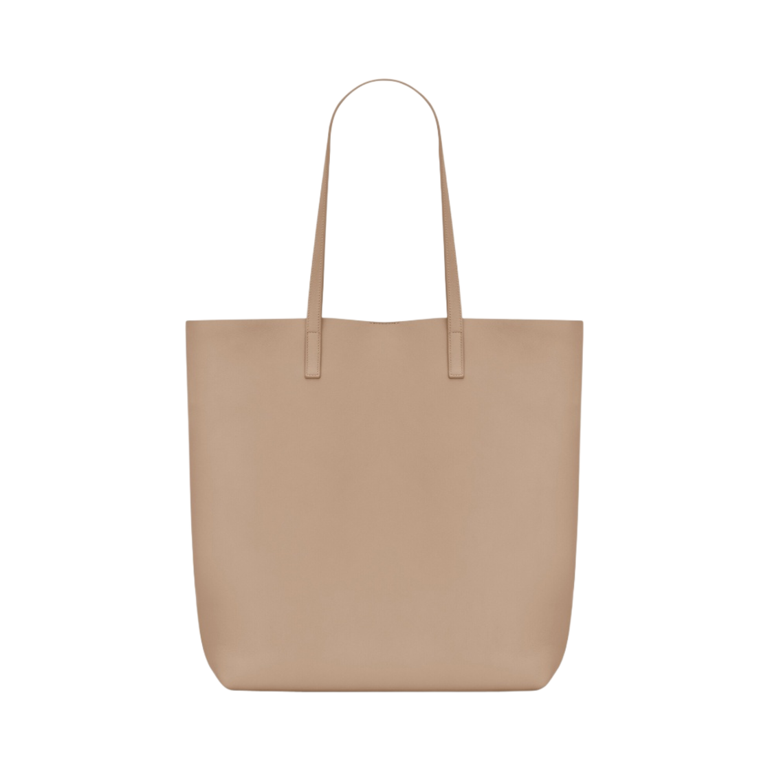 생로랑 서플 레더 노스/사우스 쇼핑백 다크 베이지(Saint Laurent Shopping Bag North/South in Supple Leather Dark Beige) - 4