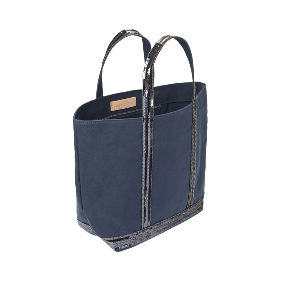 바네사 브루노 캔버스 M 카바스 토트백 파이라이트(Vanessa Bruno Canvas M Cabas Tote Pyrite) - 3
