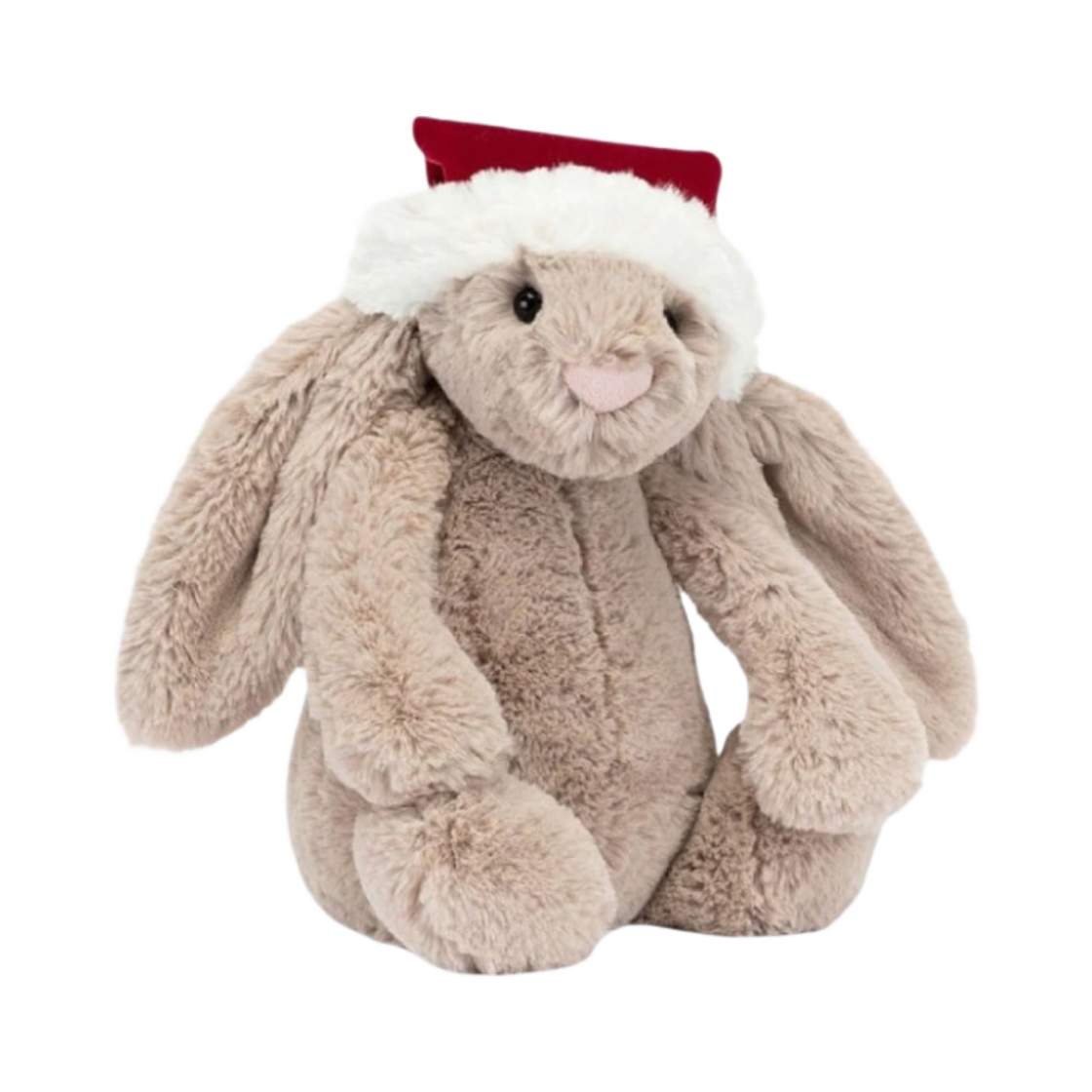 BAS3CHRIS Jellycat Bashful Christmas Bunny Praline