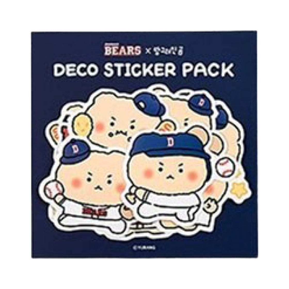 두산 베어스 x 망그러진곰 데코 스티커 팩(Doosan Bears x Manggom Deco Sticker Pack)