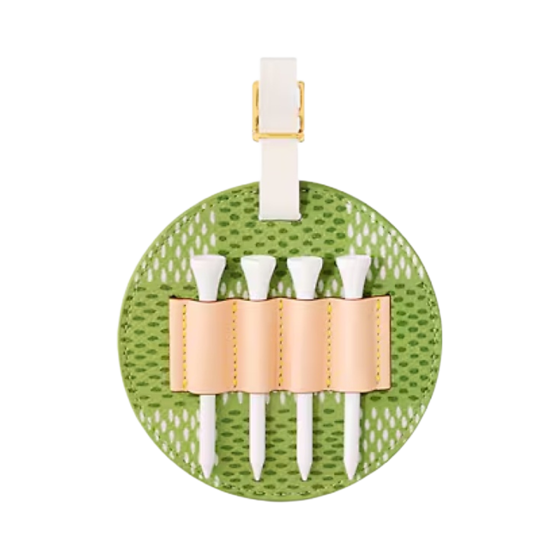 루이비통 백 택 위드 티 그린(Louis Vuitton Bag Tag with Tees Green) - 1