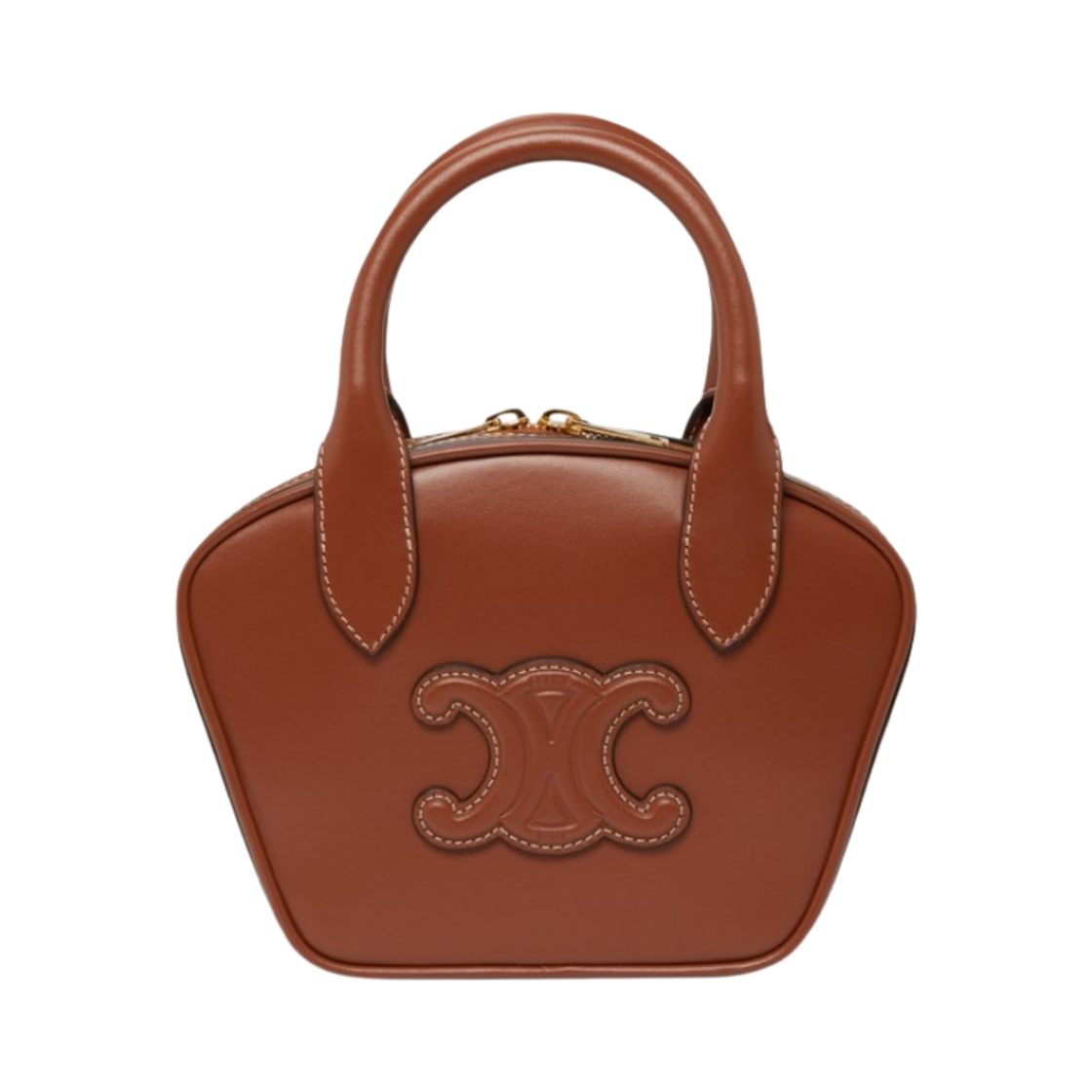 셀린느 스무스 카프스킨 미니 볼링백 탄(Celine Mini Bowling Bag in Smooth Calfskin Tan) - 1