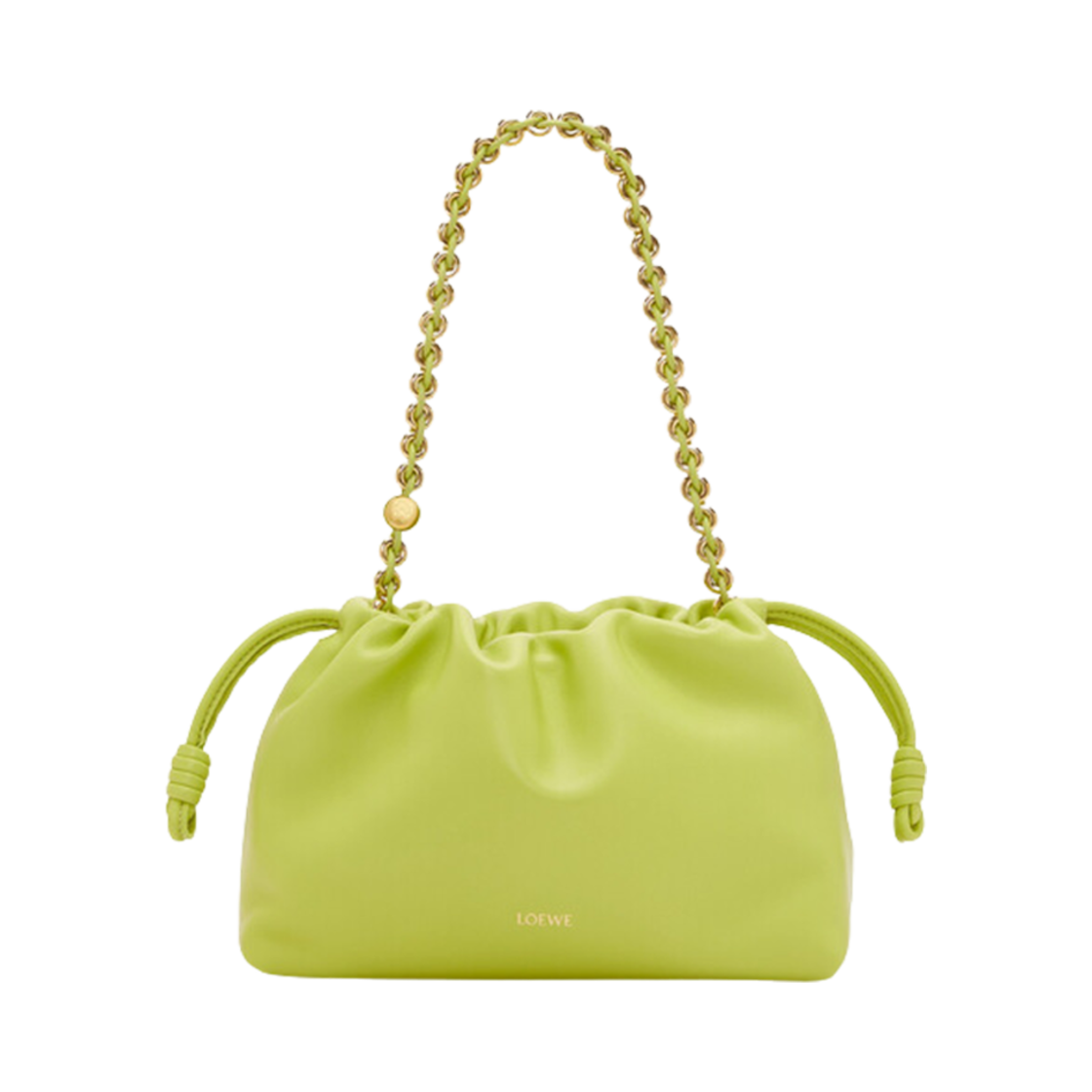 로에베 미디움 플라멘코 퍼스 백 인 멜로우 나파 램스킨 아니스(Loewe Medium Flamenco Purse Bag In Mellow Nappa Lambskin Anise) - 2