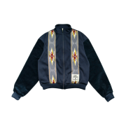 Kapital Smooth Jersey Kochi & Zephyr Track Jacket Navy