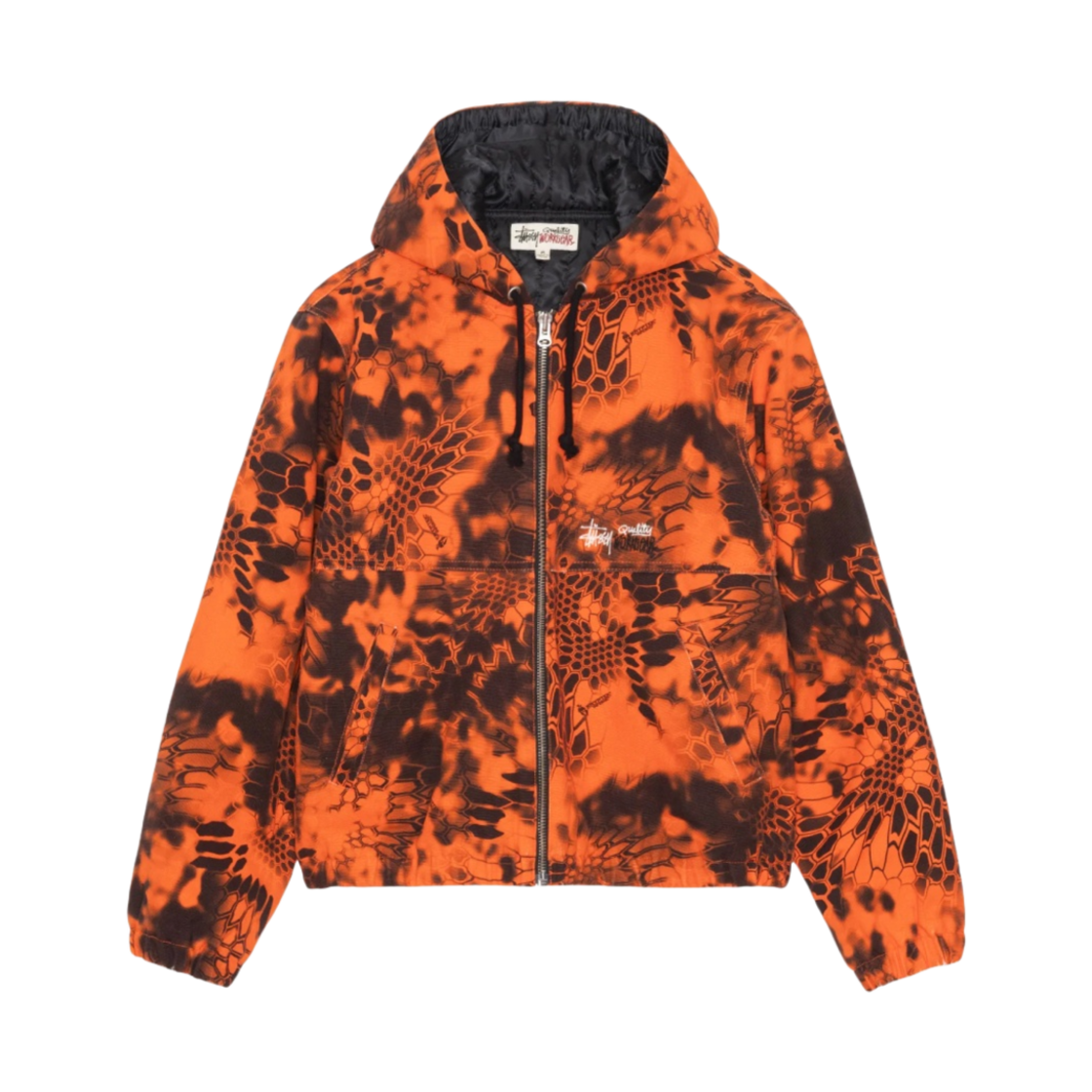 115760 Stussy Work Jacket Kryptek Camo Inferno