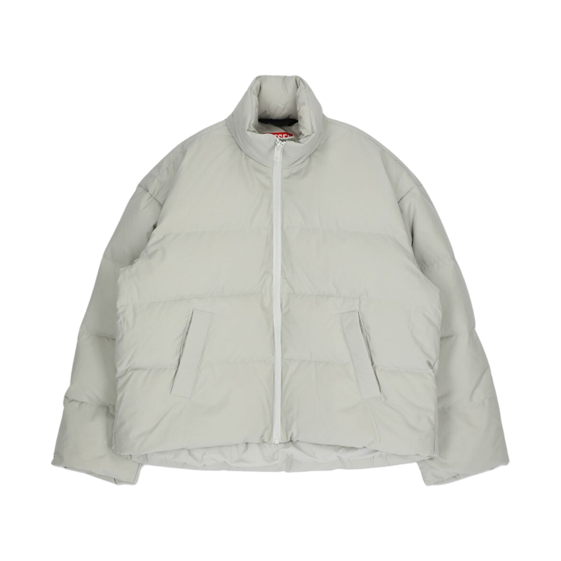 디젤 W-오발 퍼퍼 자켓 아이보리