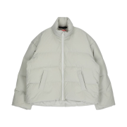 Diesel W-Oval Puffer Jacket Ivory