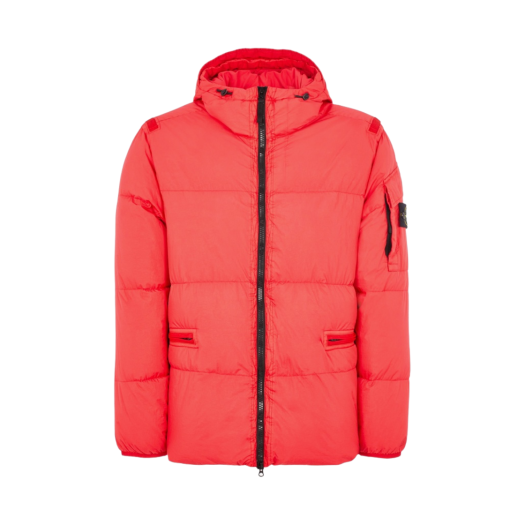 Stone Island 40223 Garment Dyed Crinkle Reps Down Jacket Red - 22FW