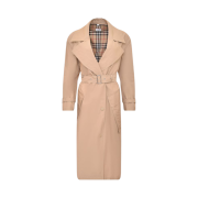 (W) Burberry Laxton Trench Coat Honey
