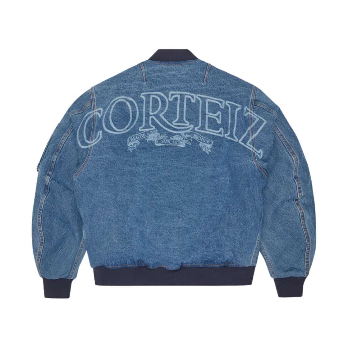 코르테이즈 슈페리어 로얄 데님 봄버 워시드 블루(Corteiz Superior Royale Denim Bomber Washed Blue) - 2