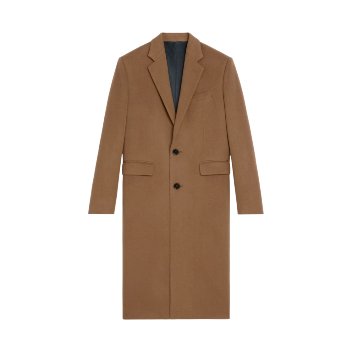 (W) 셀린느 에스코리알 울 노치 칼라 코트 누아제트((W) Celine Notch Collar Coat in Escorial Wool Noisette) - 1