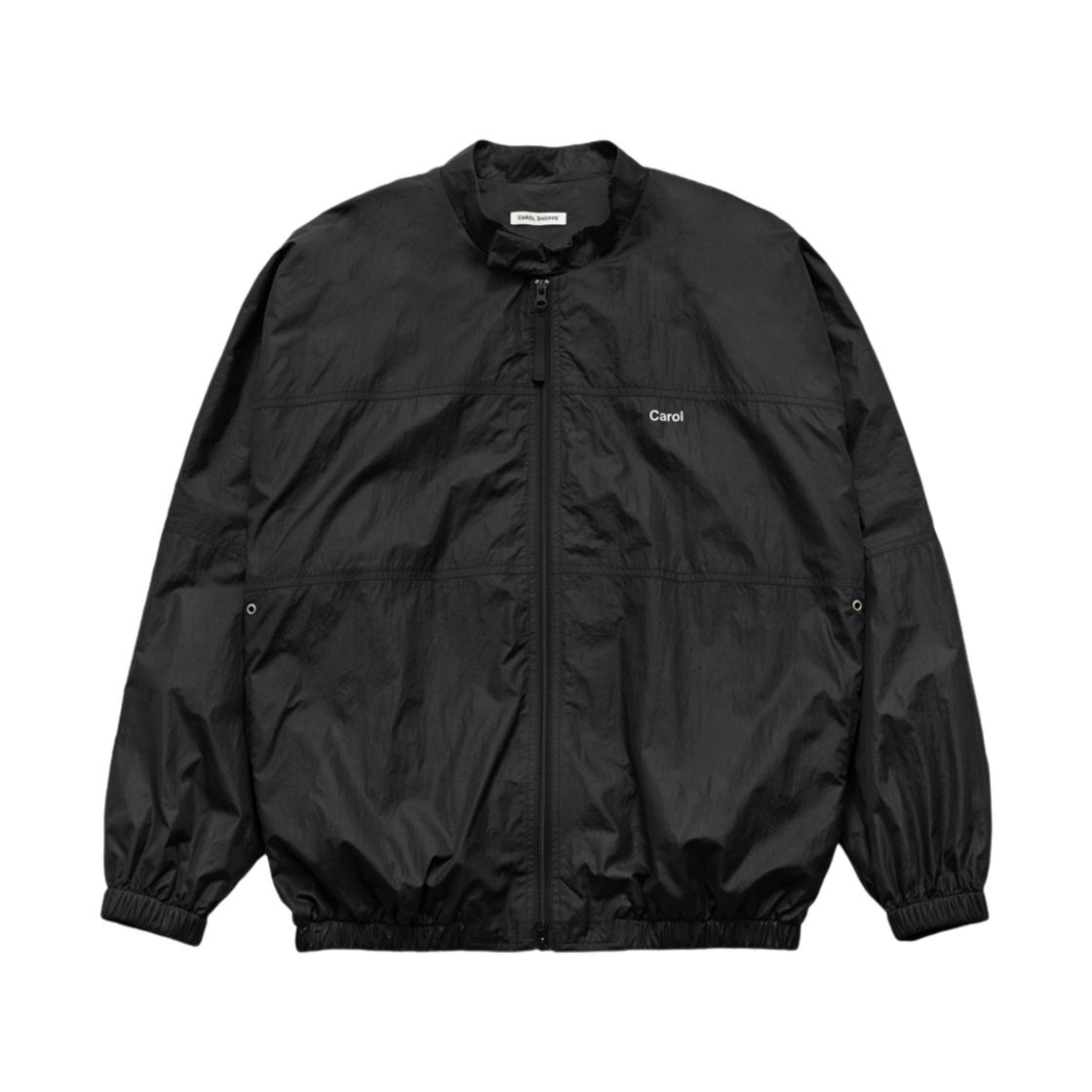 (W) 캐롤쇼페 윈드브레이커 자켓 블랙((W) Carol Shoppe Windbreaker Jacket Black)