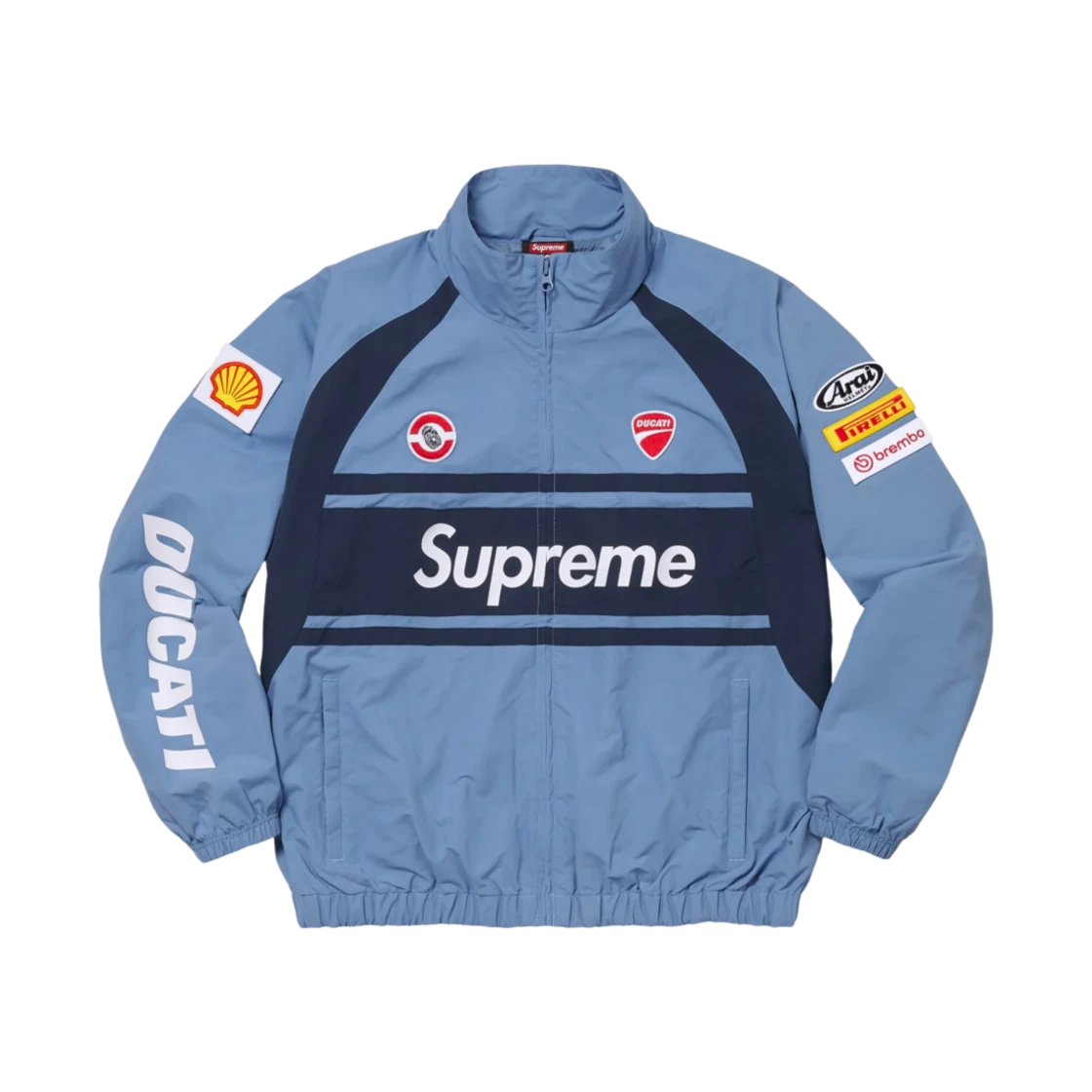 Supreme Supreme x Ducati Track Jacket Light Blue - 24SS · XL