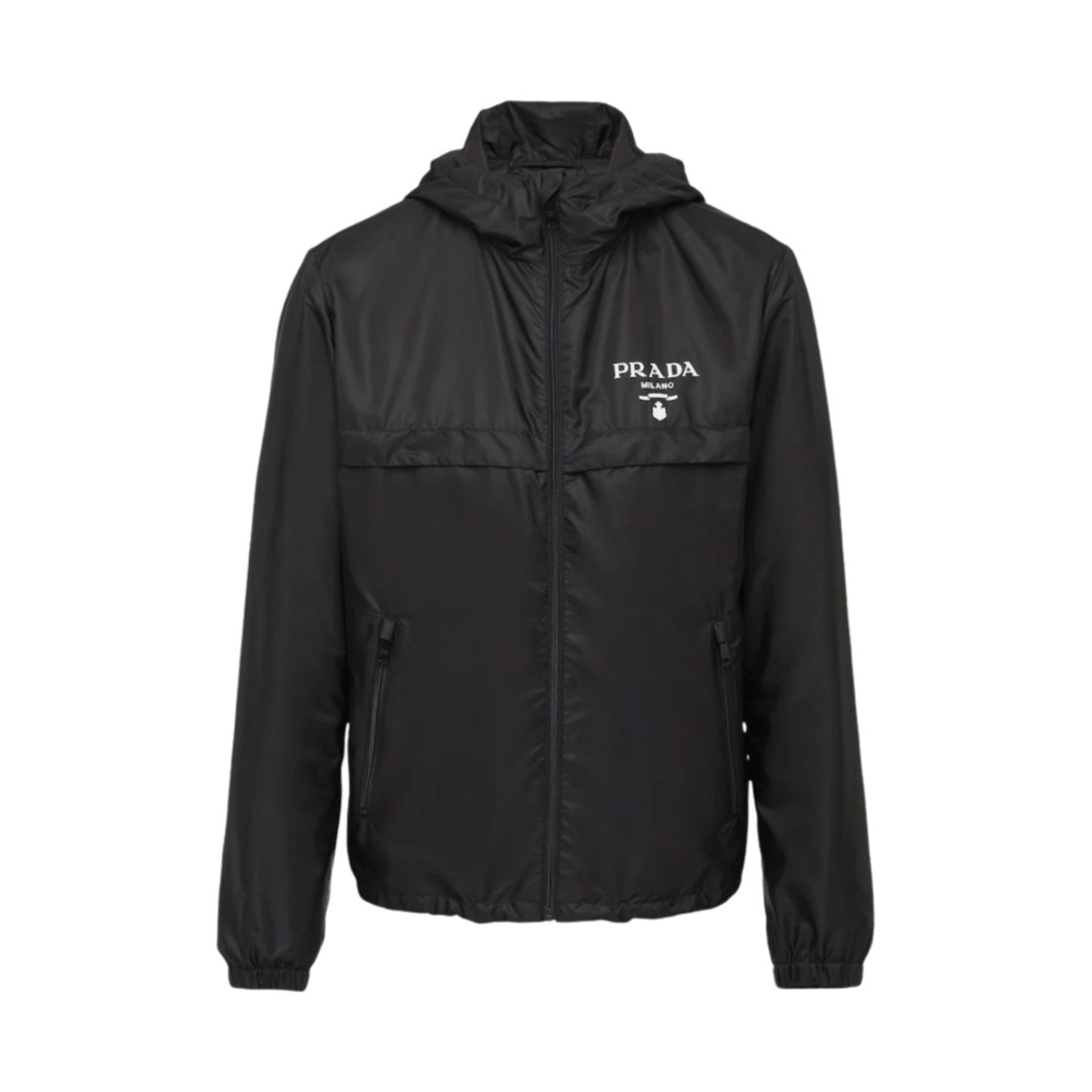프라다 리나일론 블루종 자켓 블랙