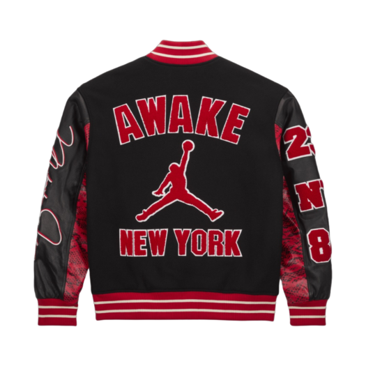 Jordan x Awake NY Varsity Jacket University Red (FQ5439-657)