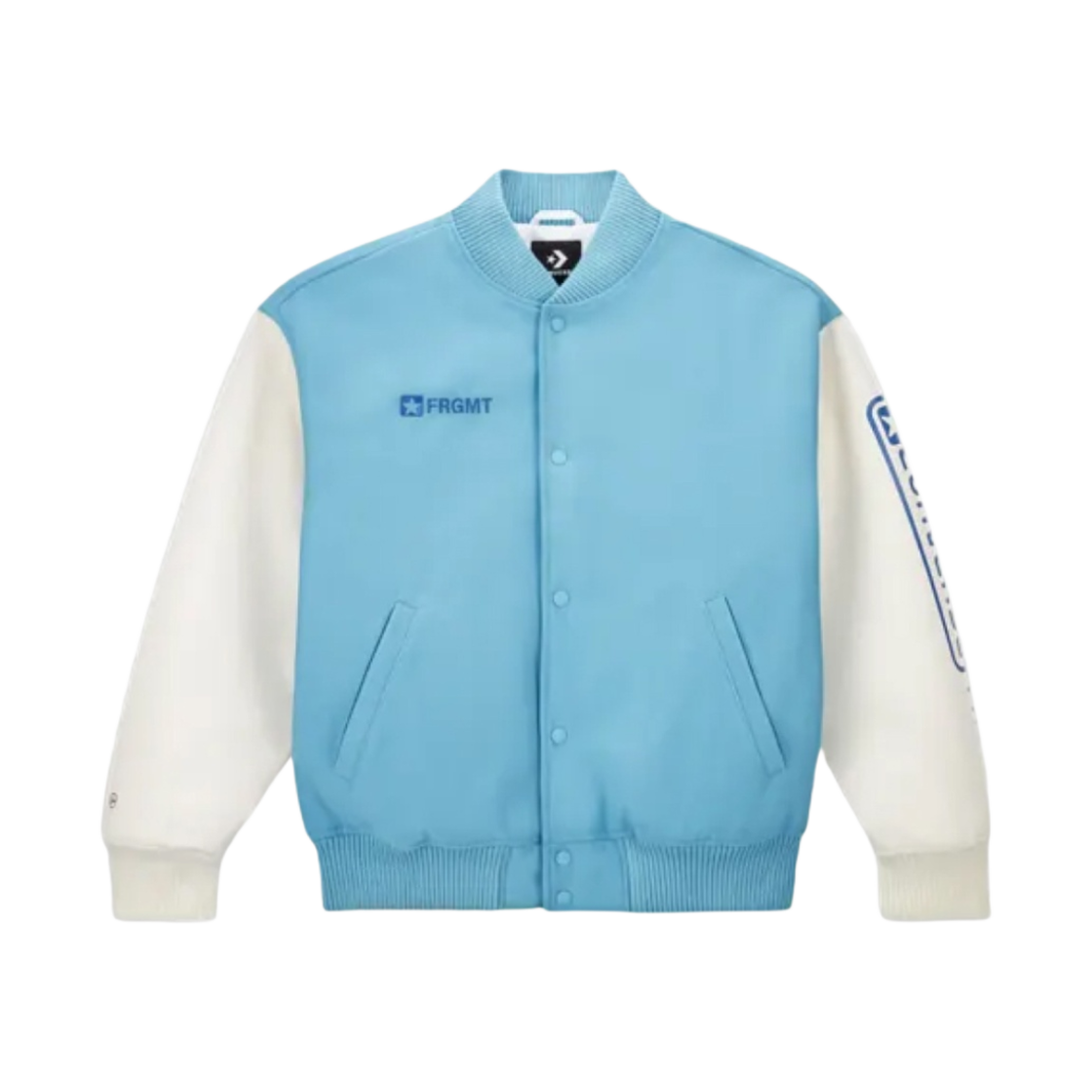 컨버스 x 프라그먼트 바시티 자켓 아쿠아리우스(Converse x Fragment Varsity Jacket Aquarius)